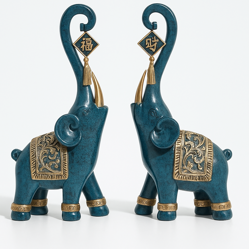Fortune Elephant 2Pcs
