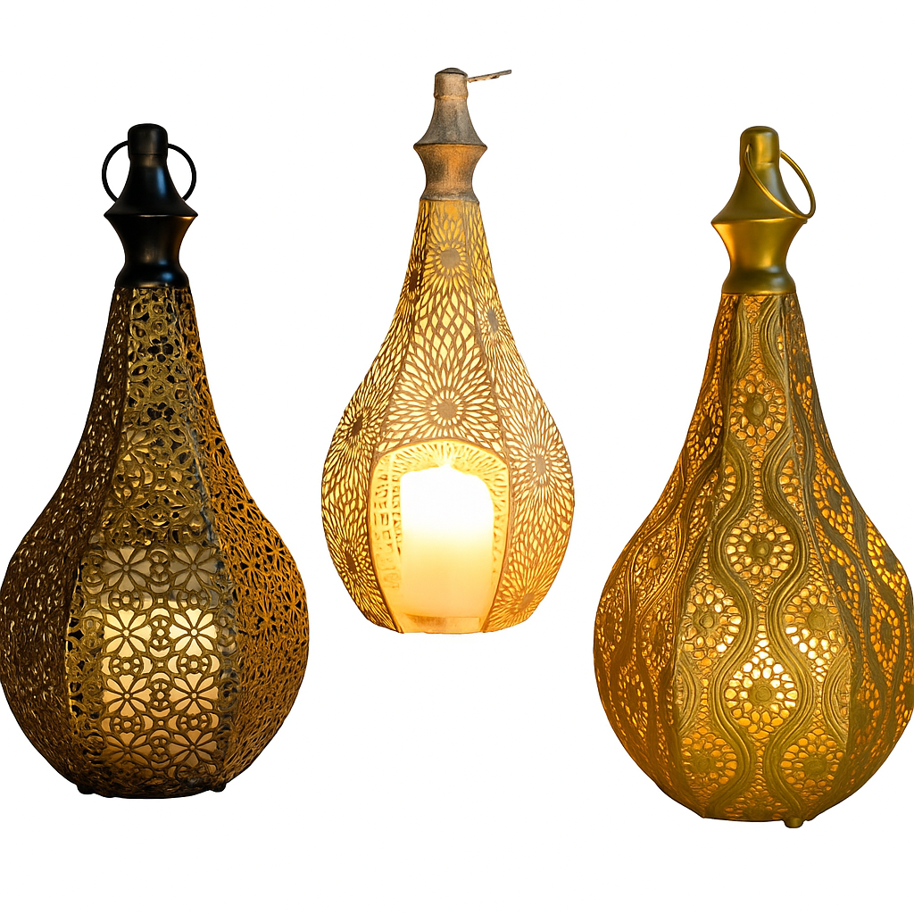 Metal Lantern Candle Holder