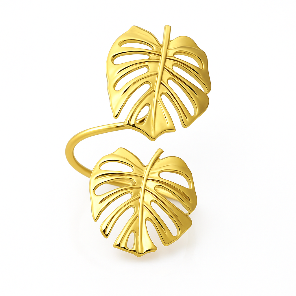 Palm Leaf Napkin Rings 12pcs