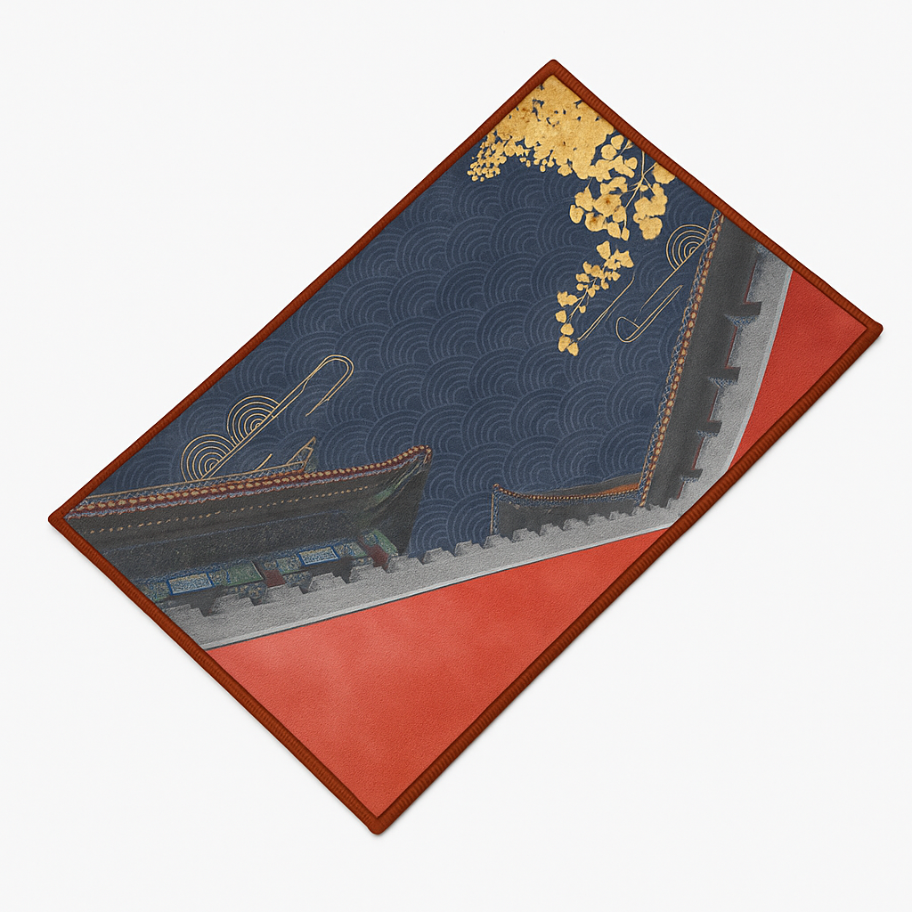 Plush Velvet Chinese Table Mat