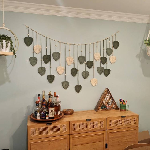 Handwoven Boho Leaf Garland