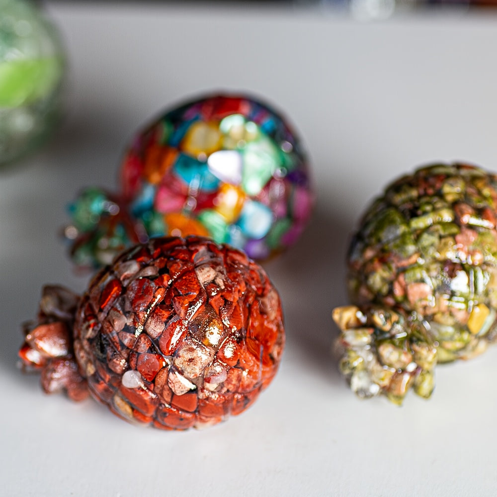 Crystal Pineapple Natural Stone Ornament