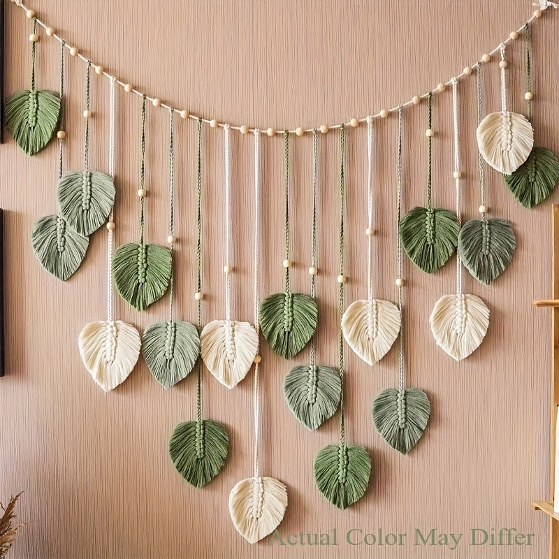 Handwoven Boho Leaf Garland