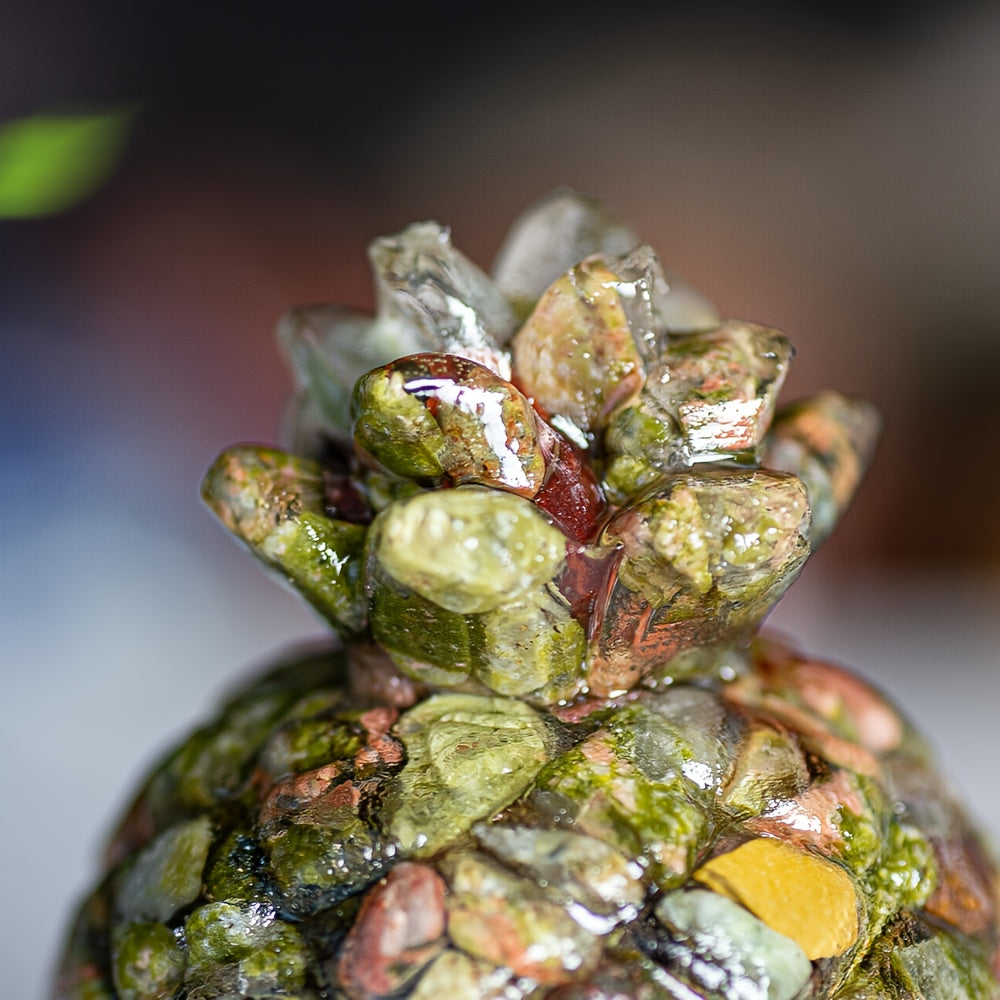 Crystal Pineapple Natural Stone Ornament