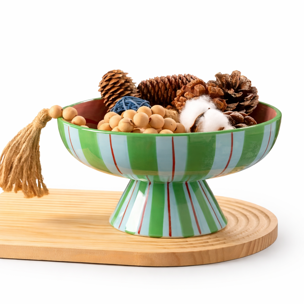 Light Highball Ceramic Fruit Bowl