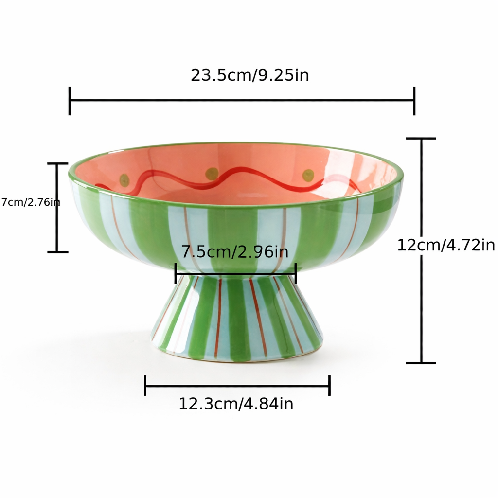 Light Highball Ceramic Fruit Bowl