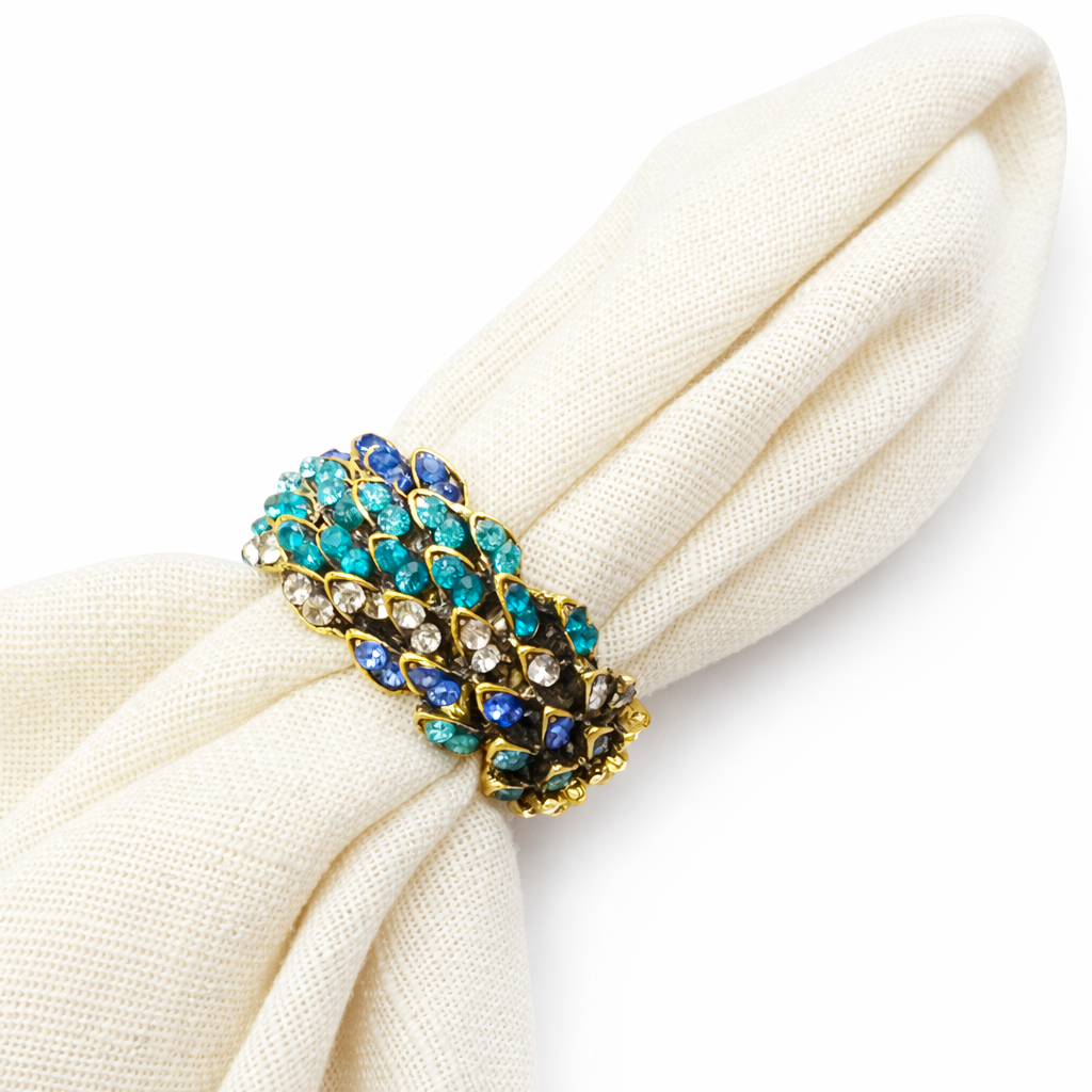 Jeweled Napkin Rings 6/12Pcs