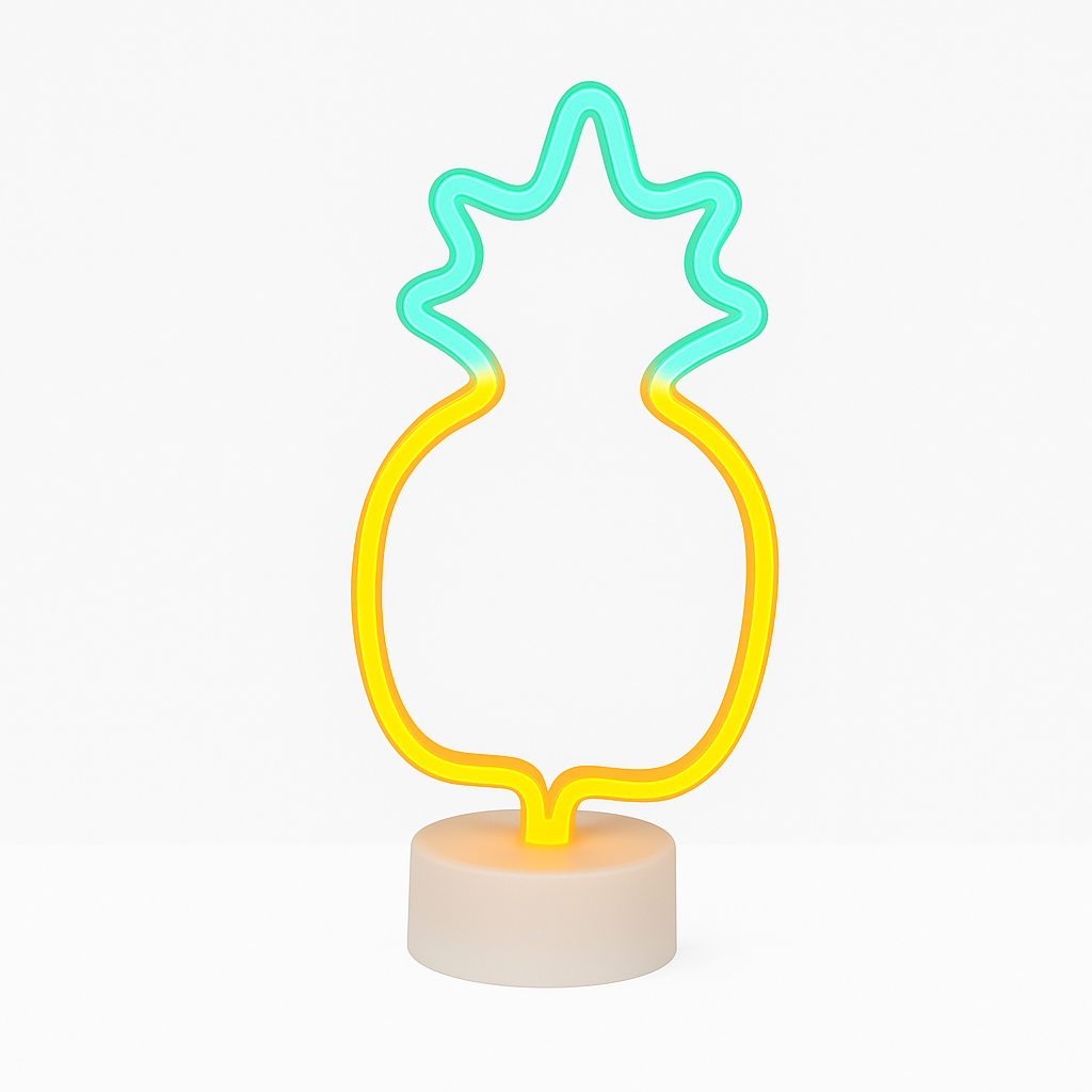Tropical Hawaii Pineapple Neon Sign 1Pc