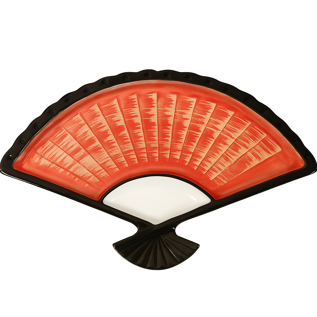 Japanese-Style Ceramic Sushi Plate