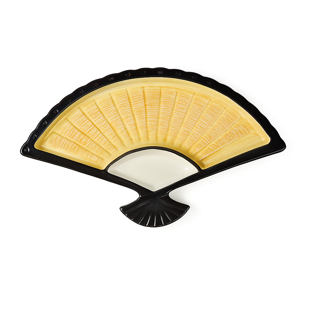 Japanese-Style Ceramic Sushi Plate