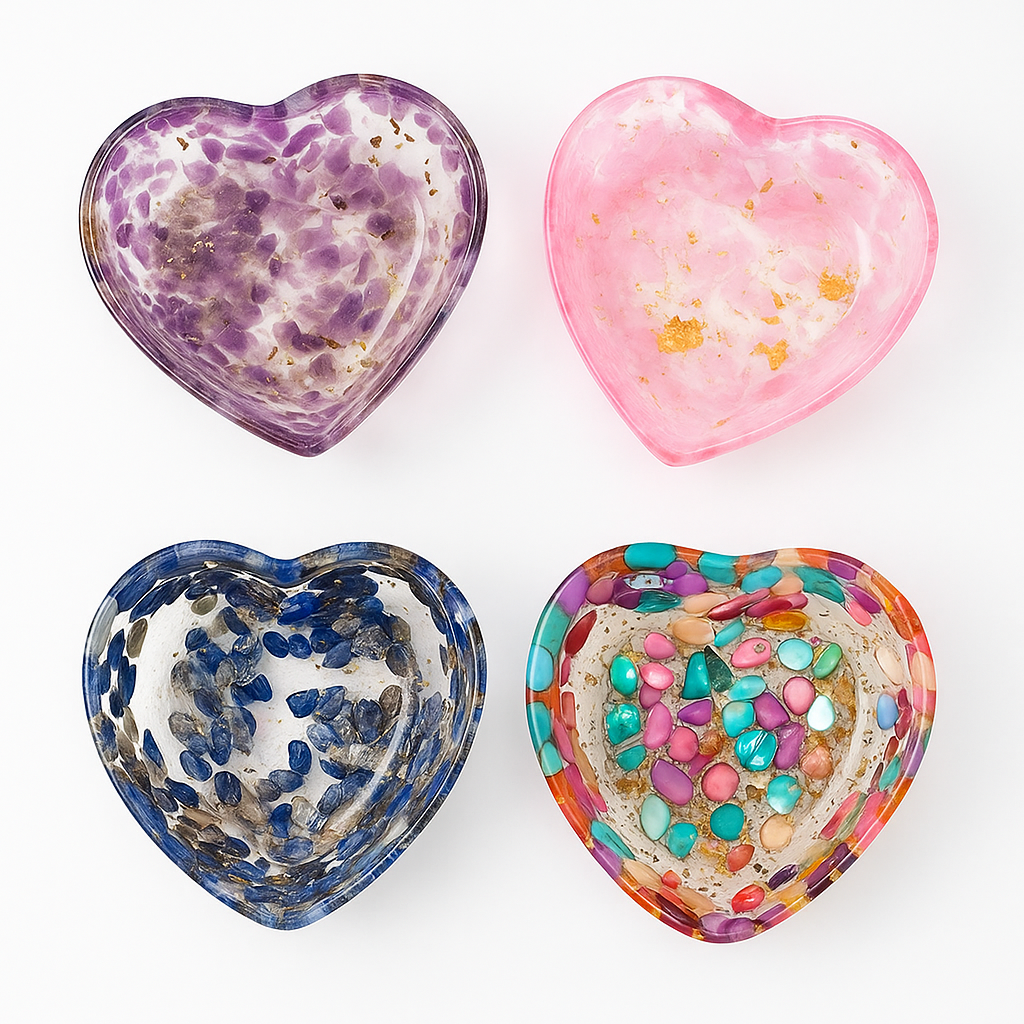 Crystal Heart-Shaped Bowl