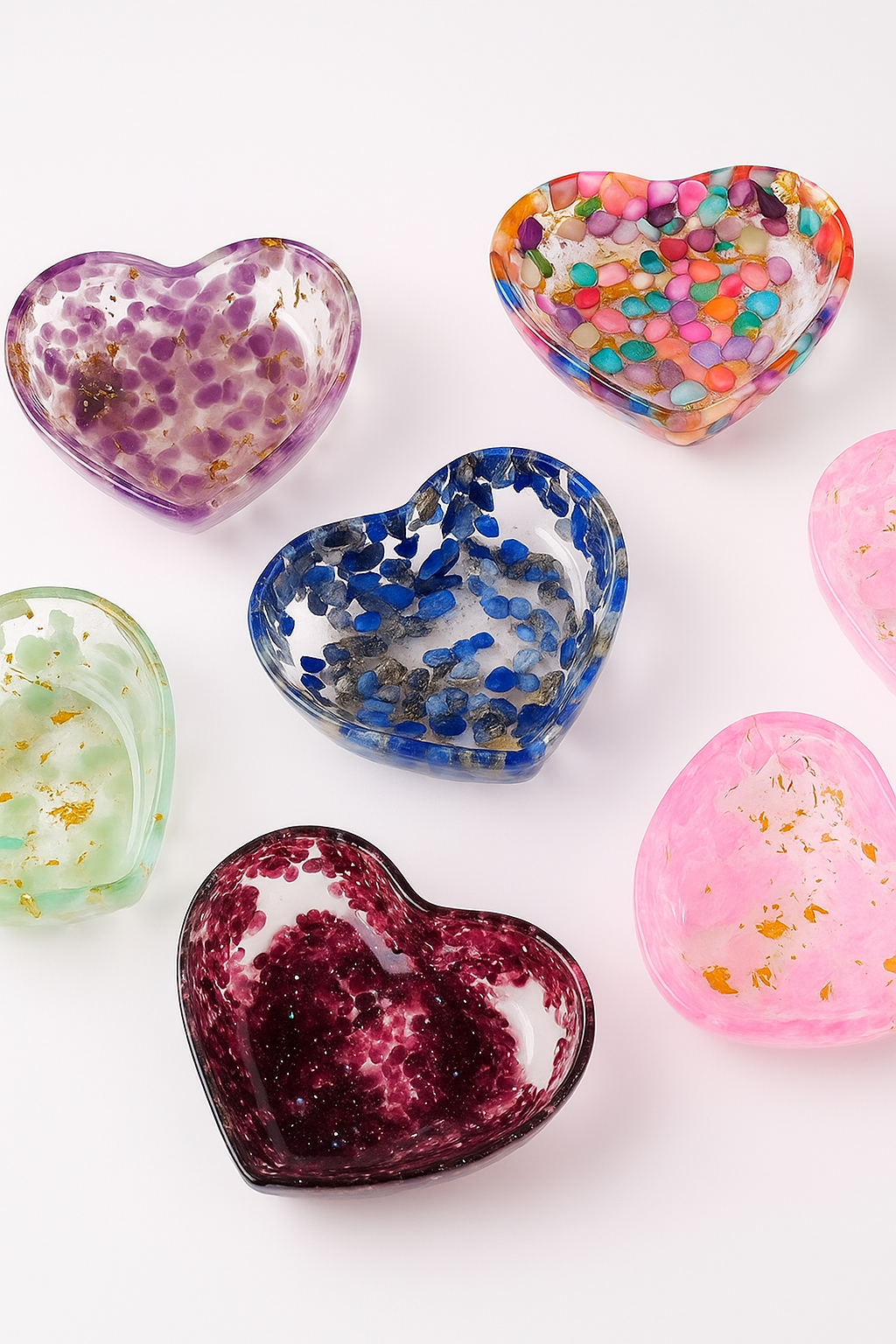 Crystal Heart-Shaped Bowl