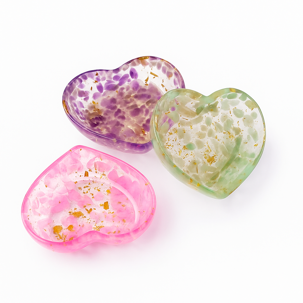 Crystal Heart-Shaped Bowl