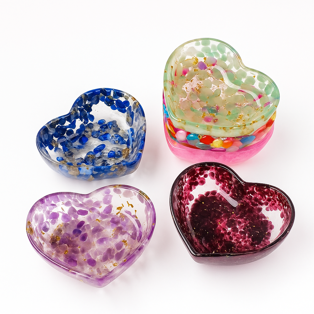 Crystal Heart-Shaped Bowl