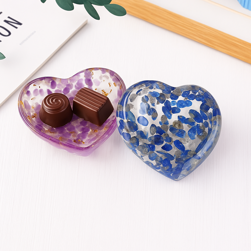 Crystal Heart-Shaped Bowl