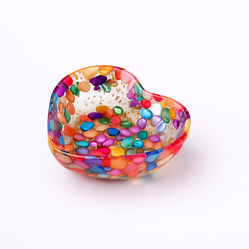 Crystal Heart-Shaped Bowl