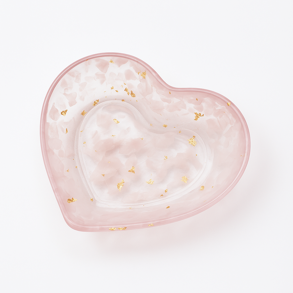Crystal Heart-Shaped Bowl
