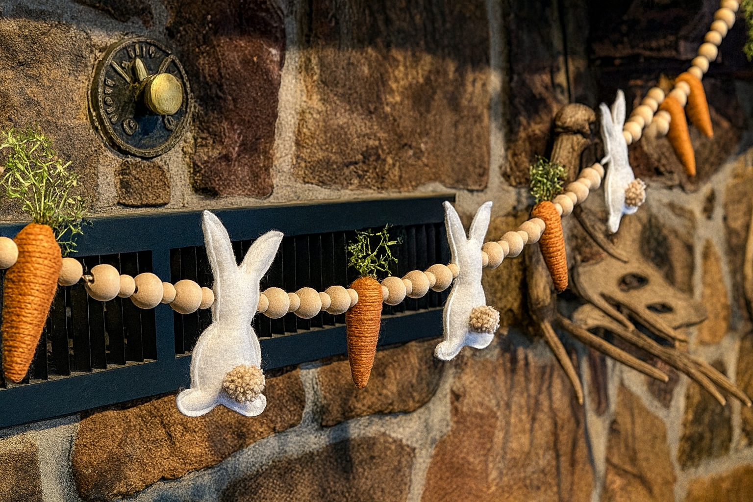 Easter Rabbit Carrot Garlands 1Pc