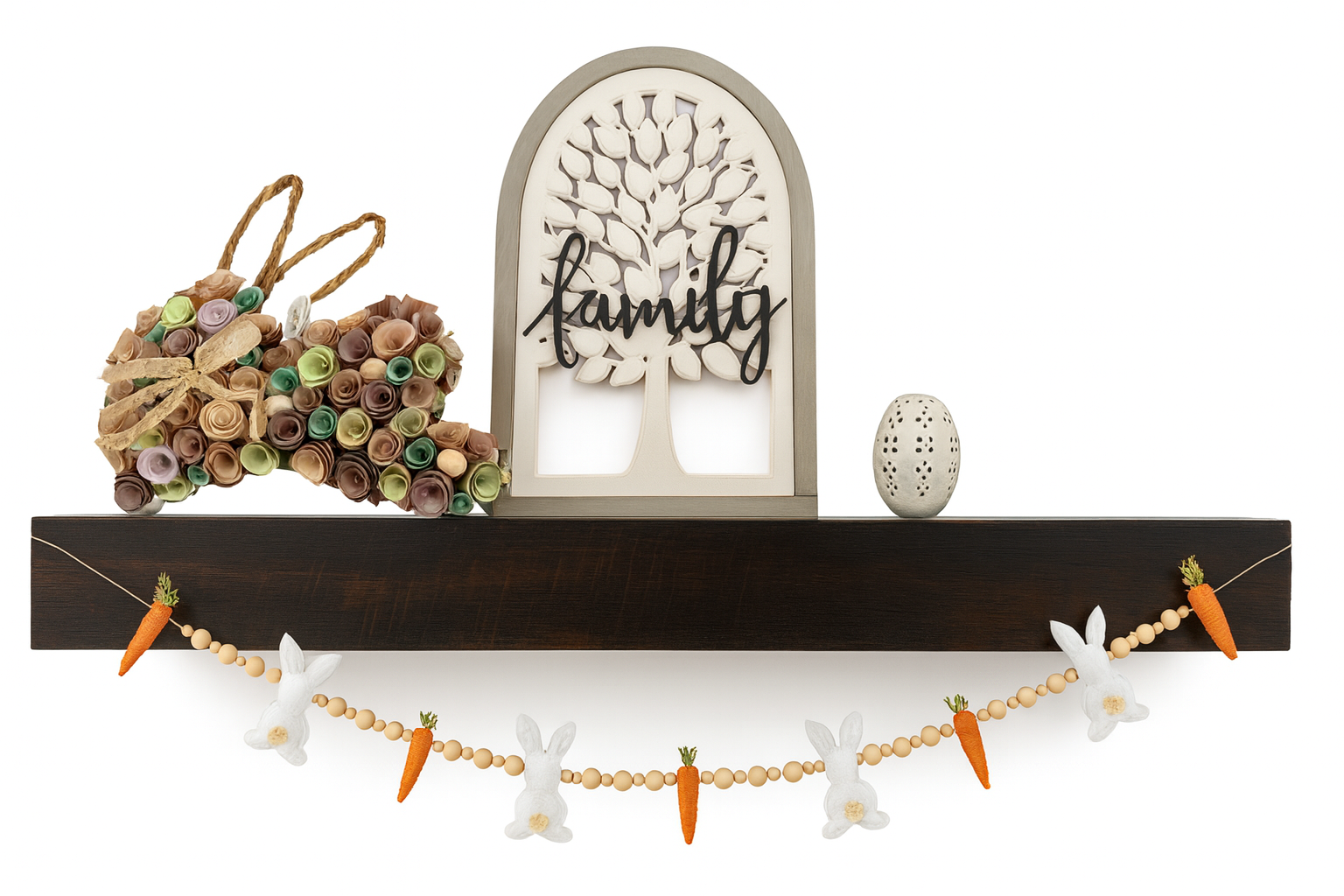 Easter Rabbit Carrot Garlands 1Pc