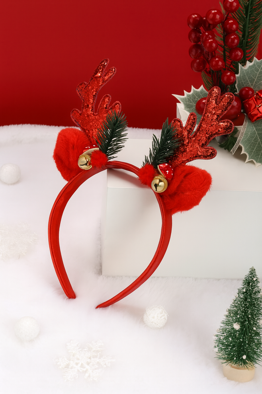 Christmas Reindeer Style Headband 1Pc