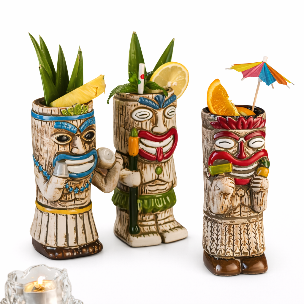 Hawaiian Tiki Cocktail Mug