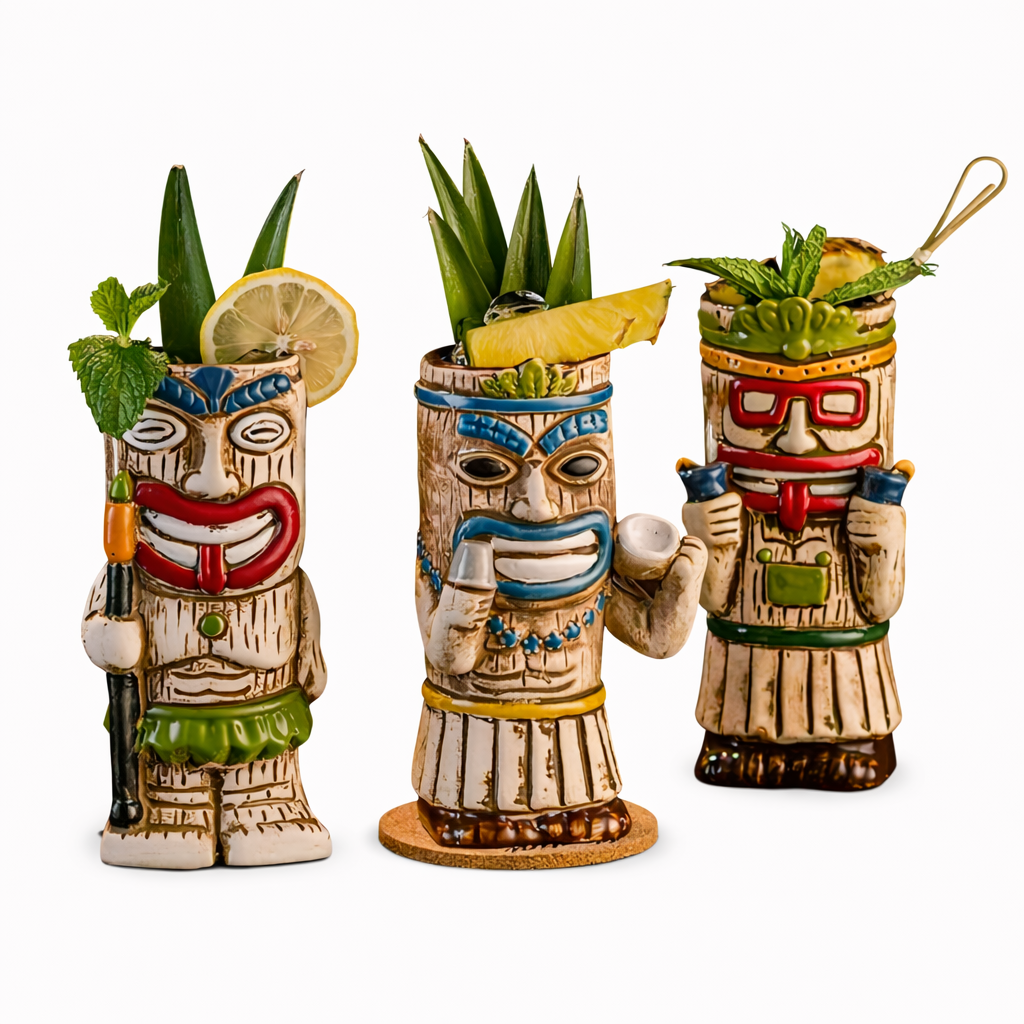 Hawaiian Tiki Cocktail Mug