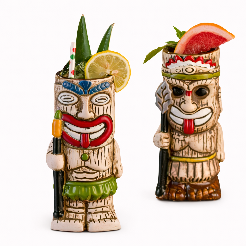 Hawaiian Tiki Cocktail Mug
