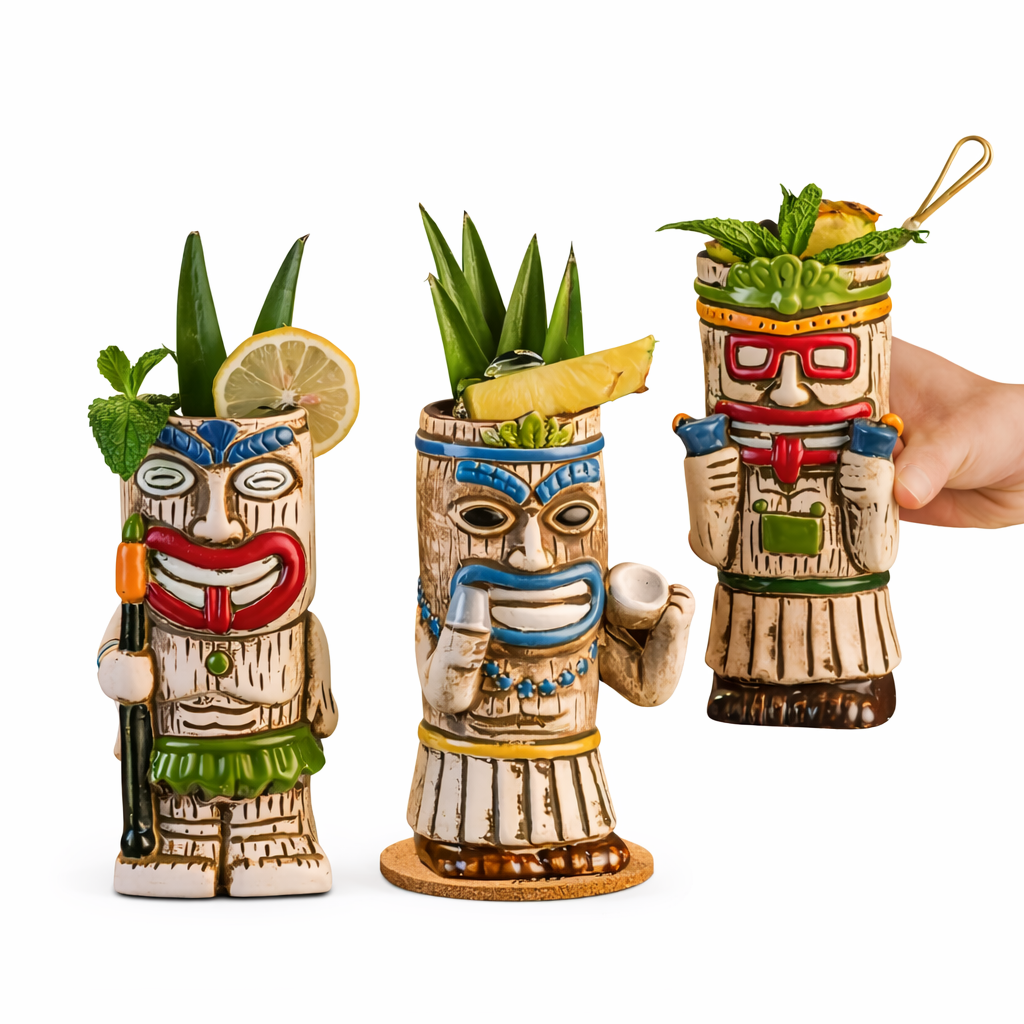 Hawaiian Tiki Cocktail Mug