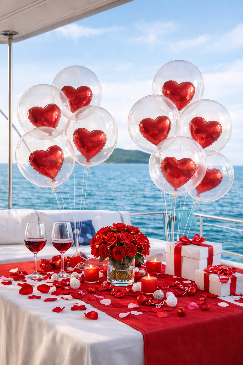 Heart Balloon Blow-Up Kit 21Pcs