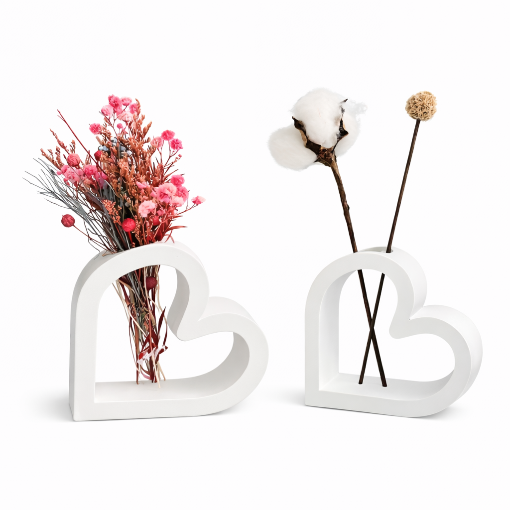 Love Vase & Ornament Set 2 Pcs