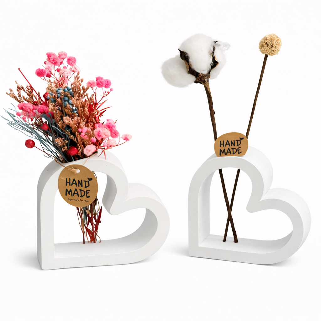 Love Vase & Ornament Set 2 Pcs