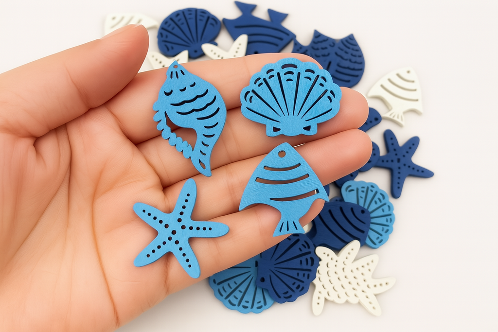 Mediterranean Wooden Chips 50pcs