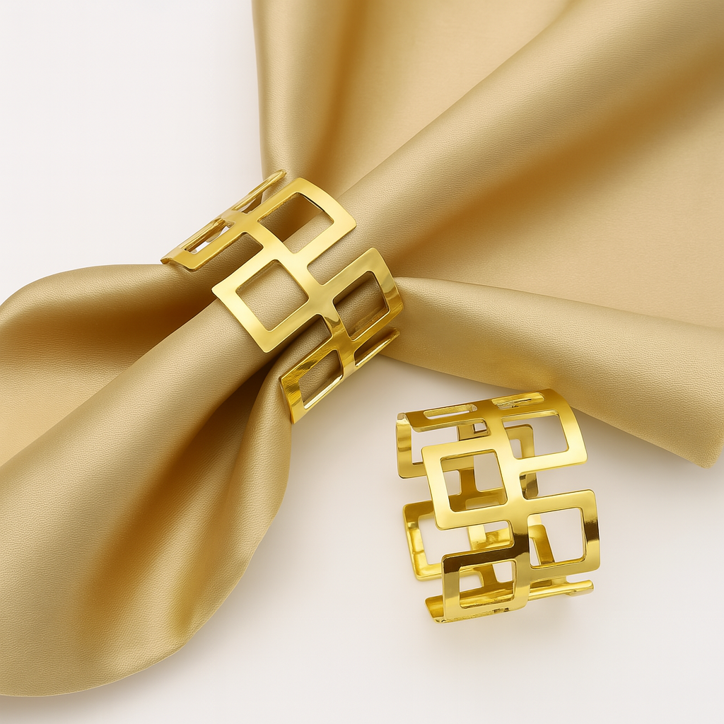 Luxurious Napkin Rings 6Pcs
