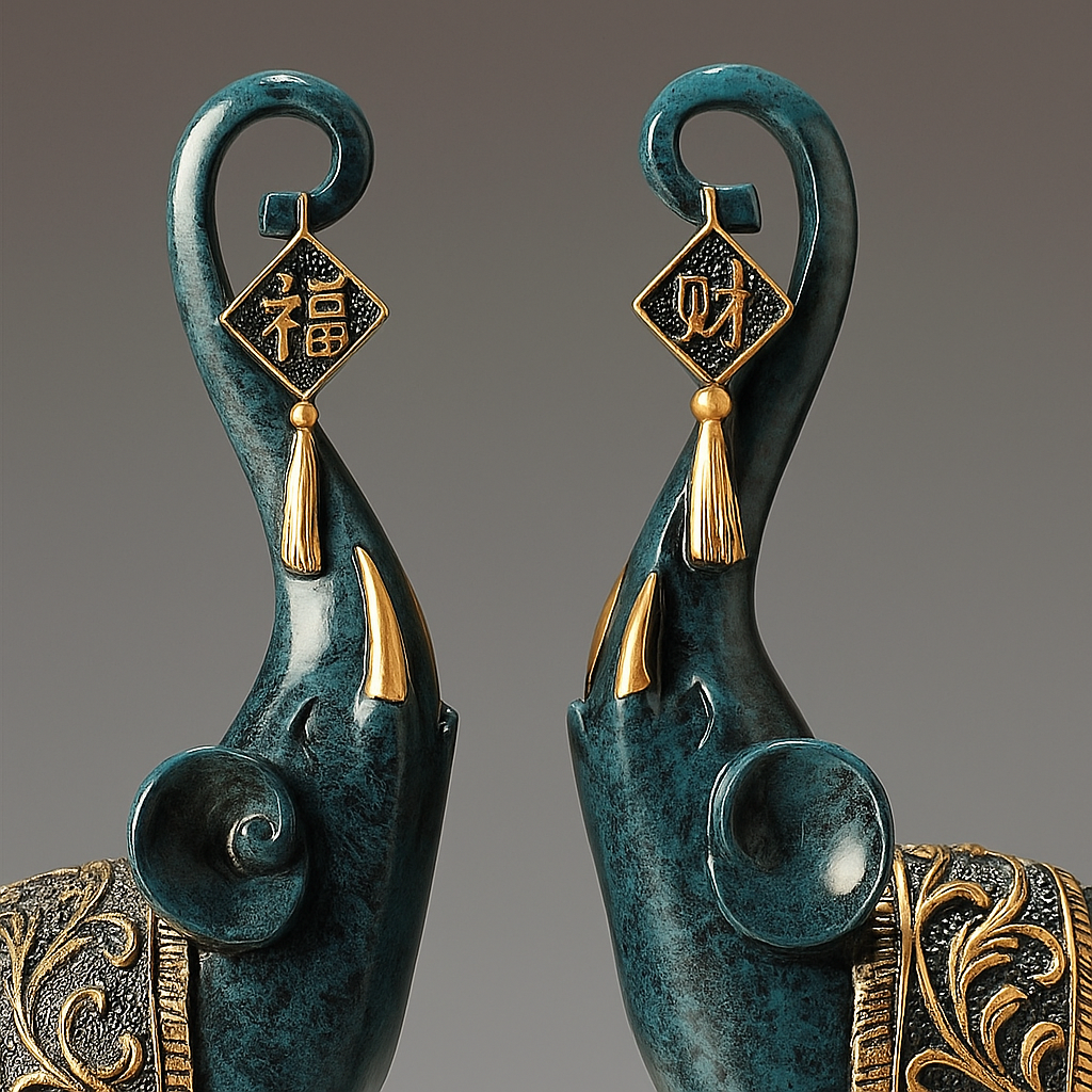 Fortune Elephant 2Pcs