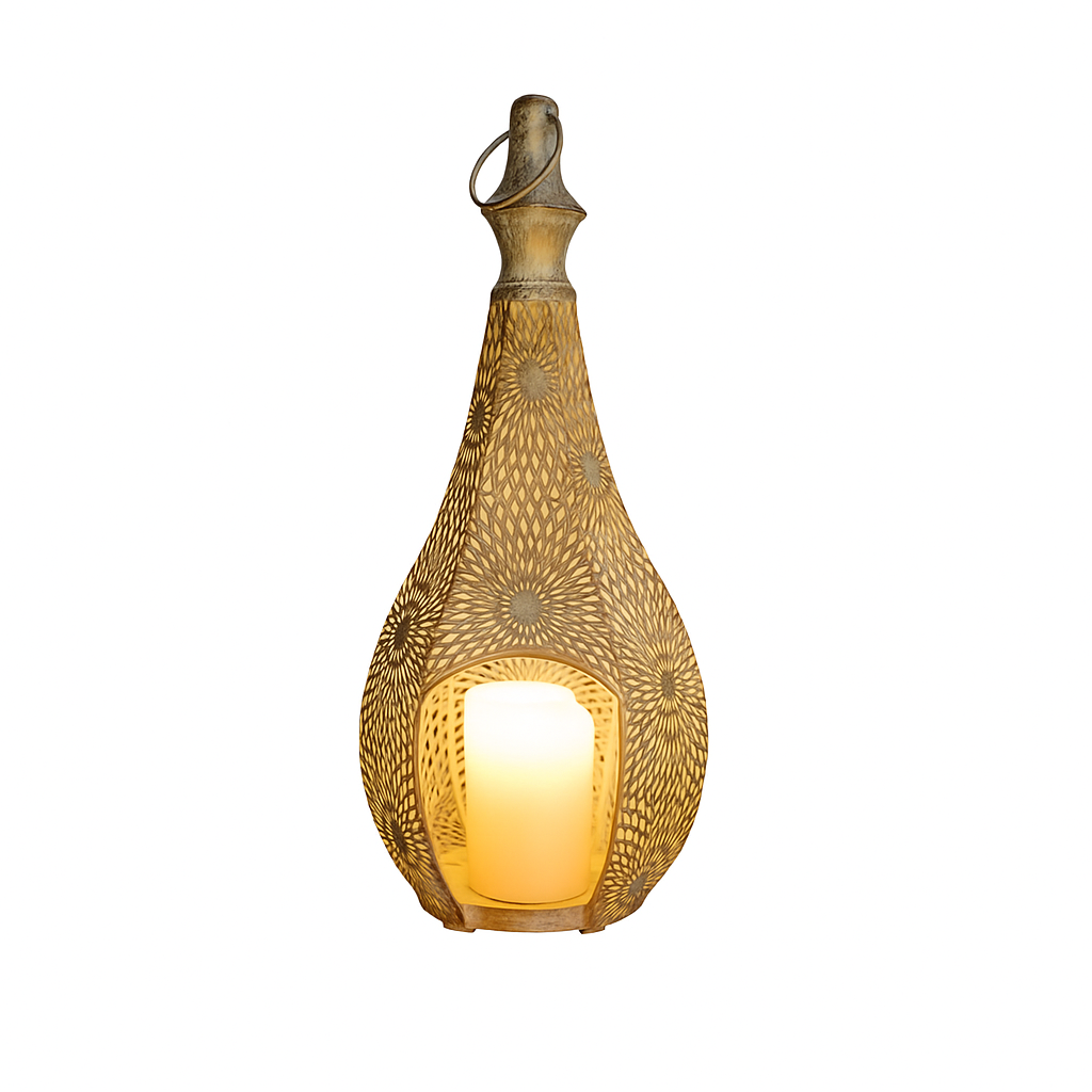 Metal Lantern Candle Holder