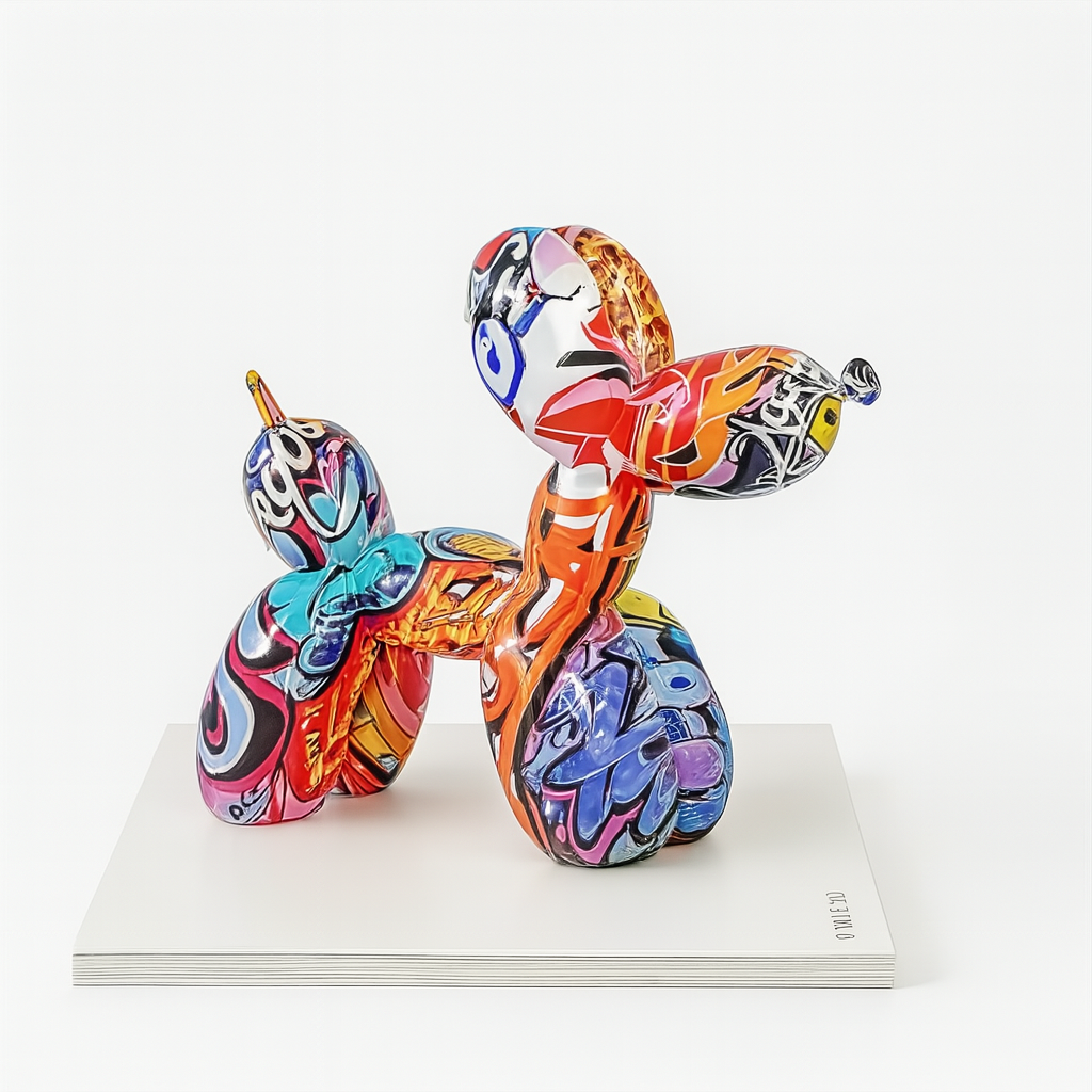 Balloon Dog Sculpture Decor 1Pc