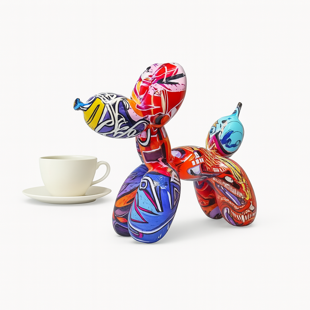 Balloon Dog Sculpture Decor 1Pc