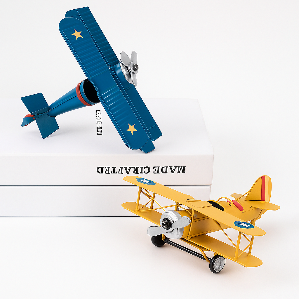 Vintage Airplane Model Ornament