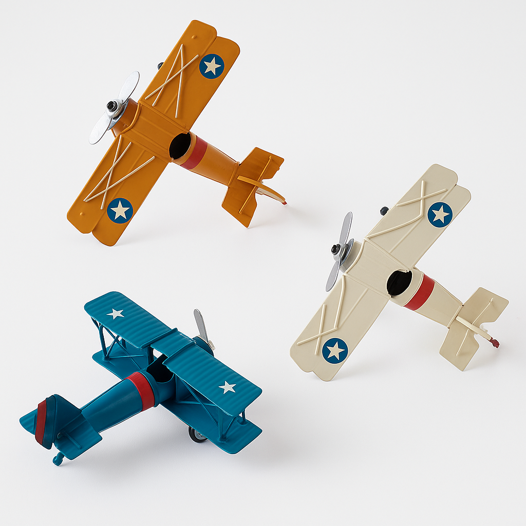 Vintage Airplane Model Ornament