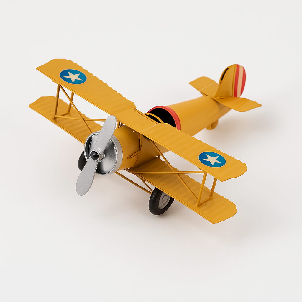 Vintage Airplane Model Ornament