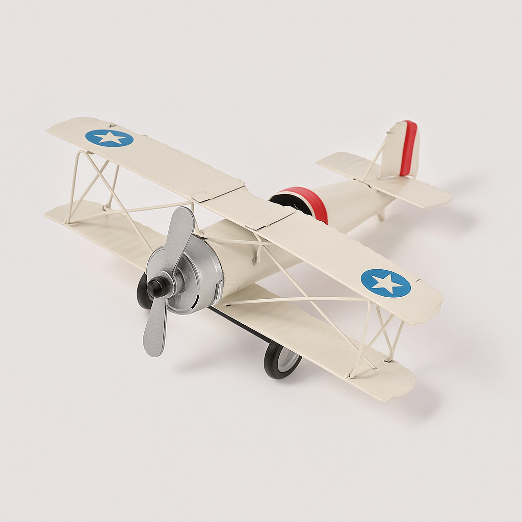Vintage Airplane Model Ornament