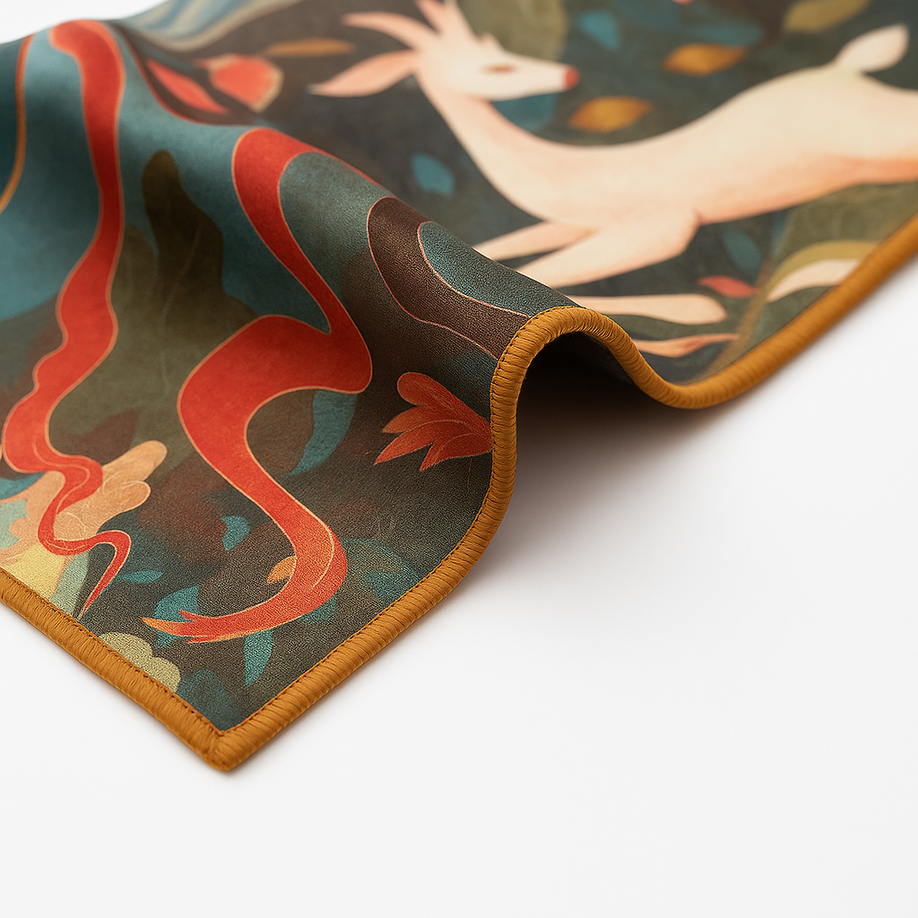 Plush Velvet Chinese Table Mat