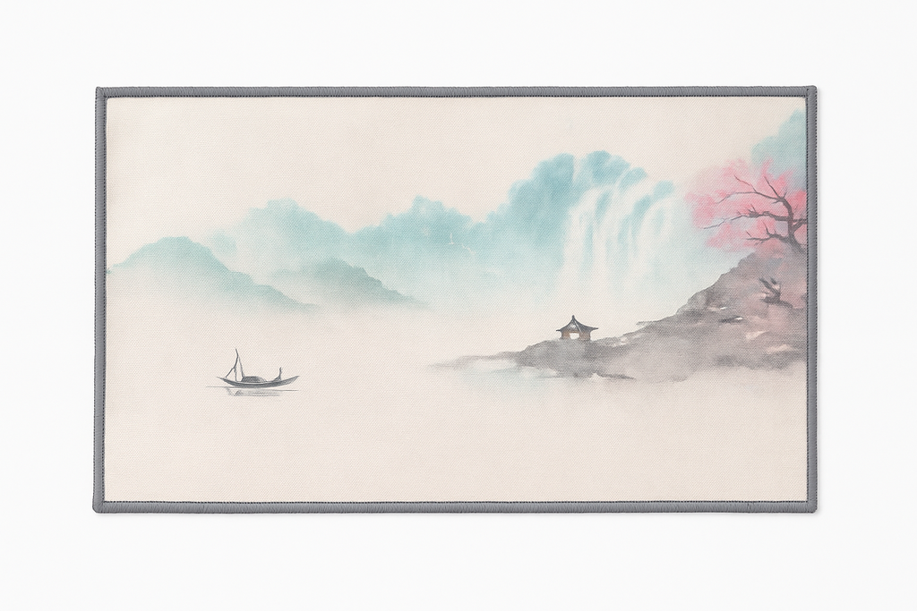 Plush Velvet Chinese Table Mat