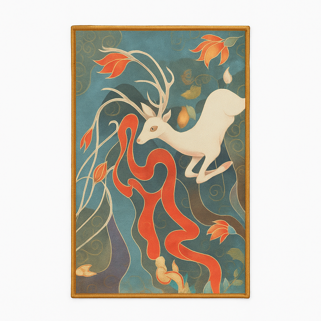 Plush Velvet Chinese Table Mat