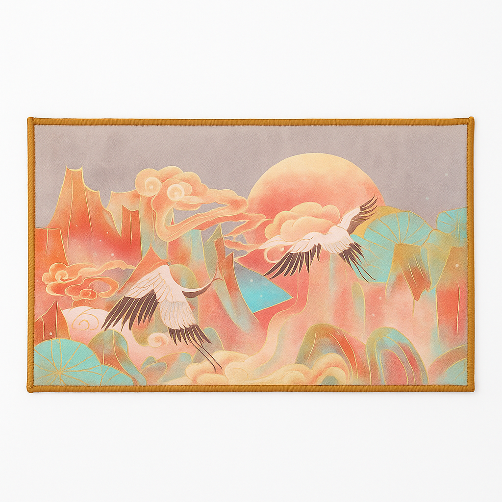 Plush Velvet Chinese Table Mat