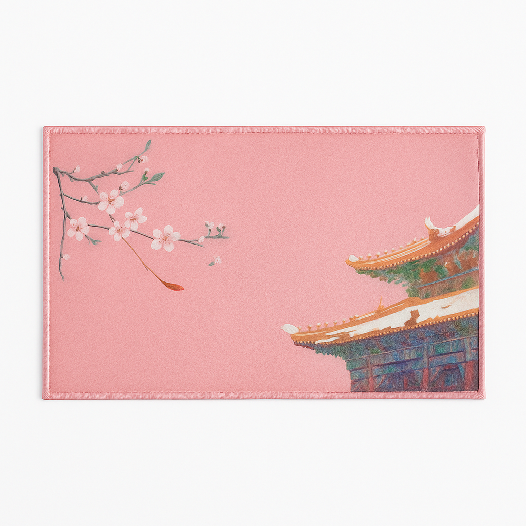 Plush Velvet Chinese Table Mat