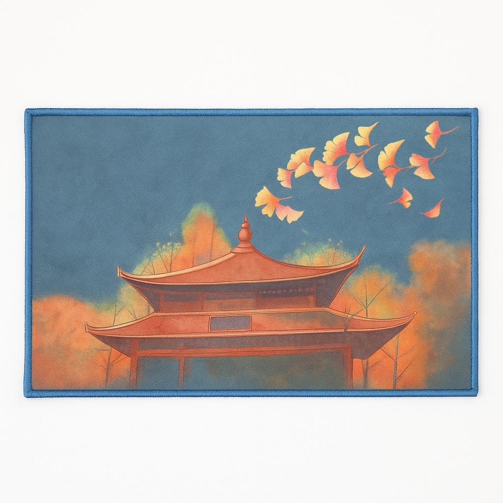 Plush Velvet Chinese Table Mat