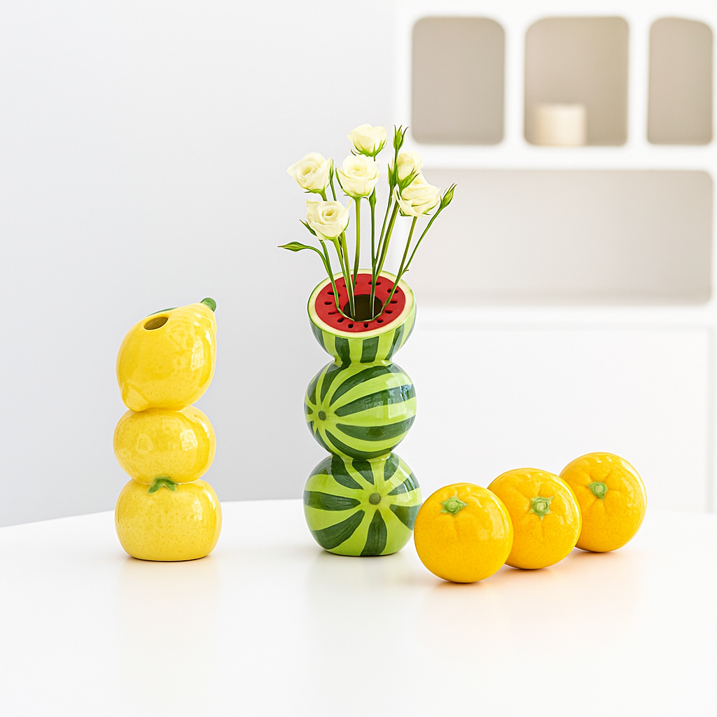 Fruit Shaped Vases