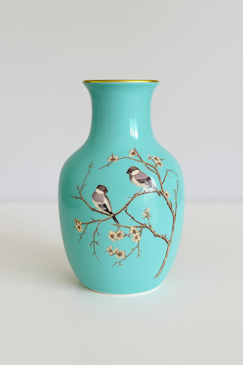 Oriental Style Ceramic Flower Vase
