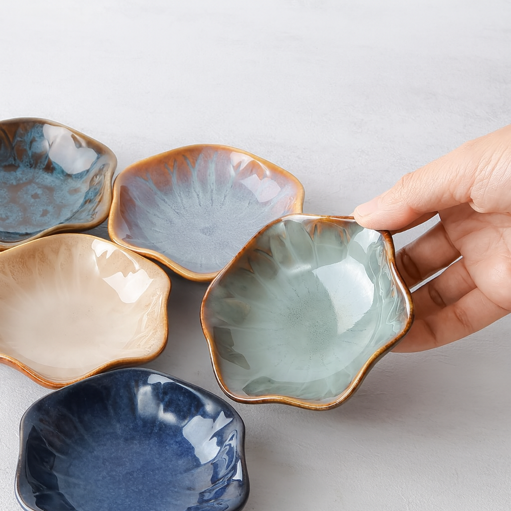 Japanese-Style Condiment Dishes Set 6Pcs